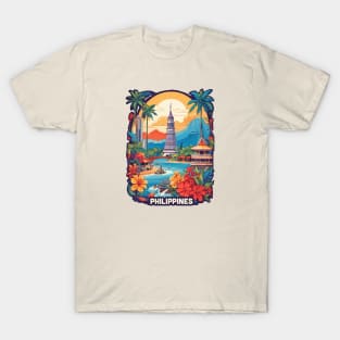 Vintage Travel Philippines Design T-Shirt